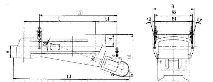 封闭型电磁振动给料机外形尺寸