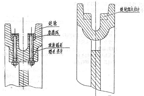 环链斗式提升机驱动链轮改进